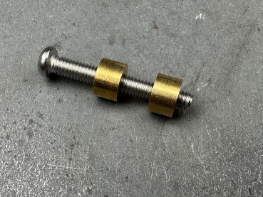Schraubniete Linsenkopf Edelstahl / Messing 320 SN